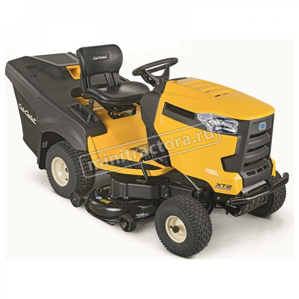 Садовый трактор Cub Cadet XT2 PR106iE с электроприводом травосборника